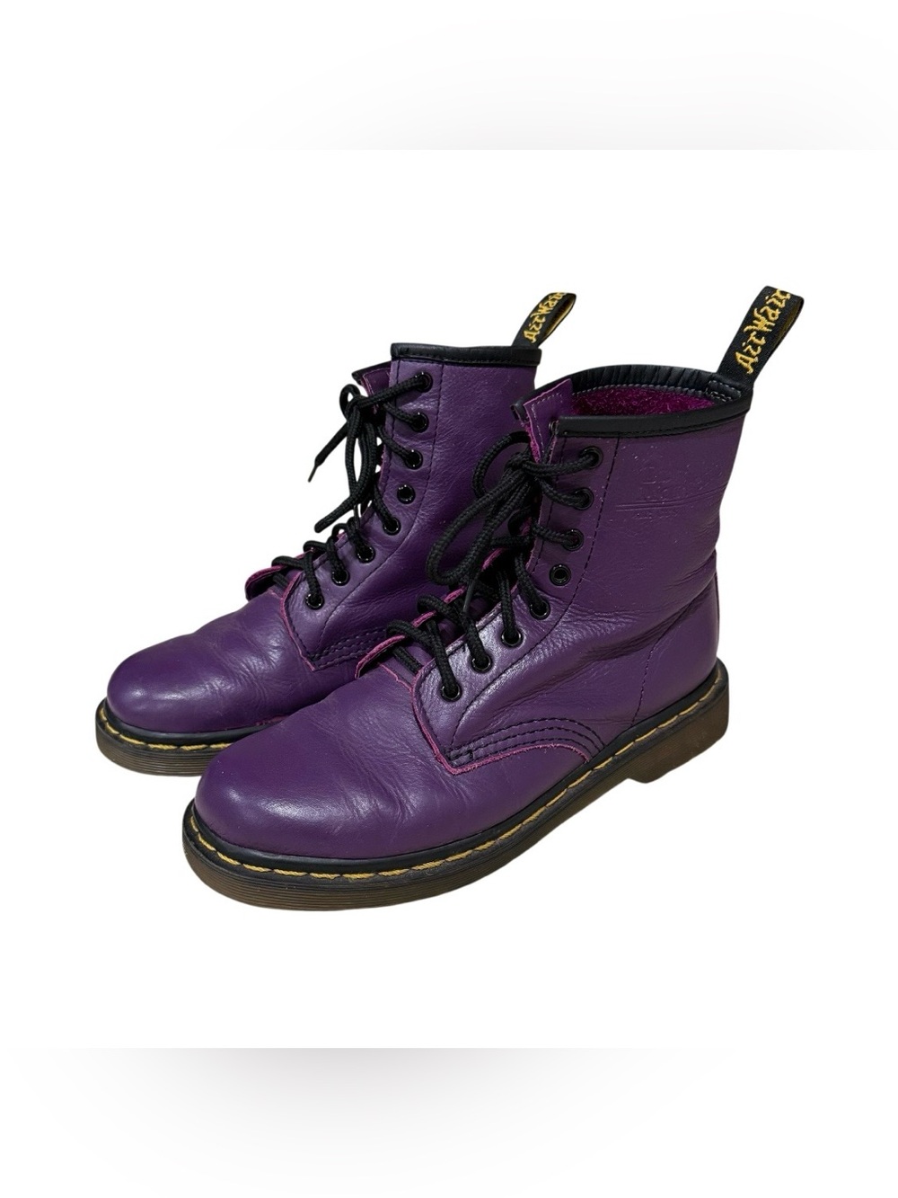 Doc Martens The Original 1460 Air Wair Purple Leather Boots